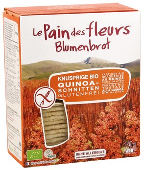 Blumenbrot: Quinoa-Schnitten, glutenfrei