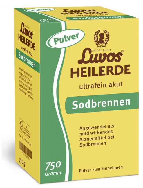 Luvos : Adolf Justs Luvos-Heilerde ultrafein akut Sodbrennen Pulver (750g)