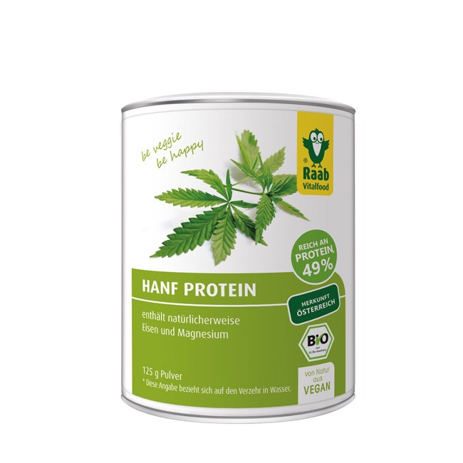 Raab : Hanf Protein Pulver, bio (125g)