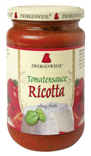 Zwergenwiese : Tomatensauce Ricotta, bio (340ml)