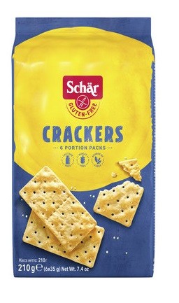 Dr.Schär Crackers Glutenfrei knusprig fein 210g