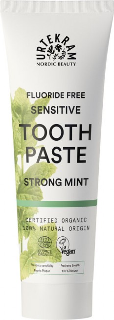 Urtekram : Urtekram Strong Mint Sensitive Toothpaste Zahnpasta 75 ml (75ml)