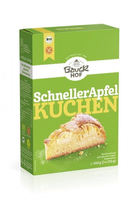 Bauckhof : Backmischung Schneller Apfelkuchen, bio (2x250g)