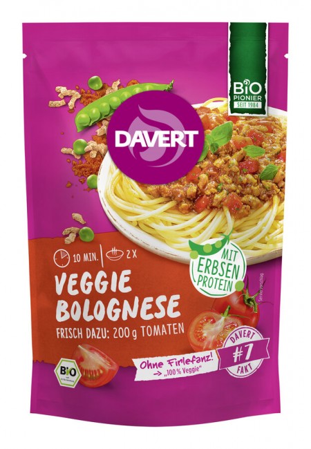 Davert : Veggie Bolognese, bio (80g)
