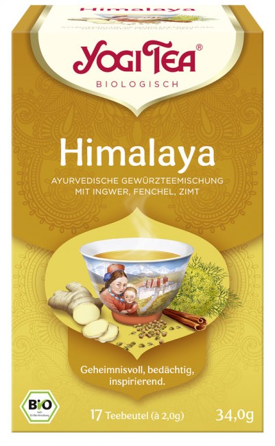 Himalya Tee von Yogi Tea mit Fenchel und Koriander bio 17 Beutel