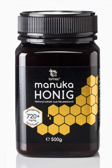 Neuseeländischer MANUKA Honig mit 720+ Spitzenwert im 500g Behälter
