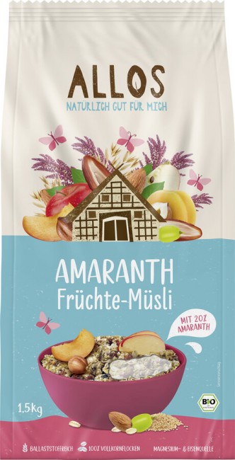 Allos : *Bio Amaranth Früchte-Müsli (1,5kg)