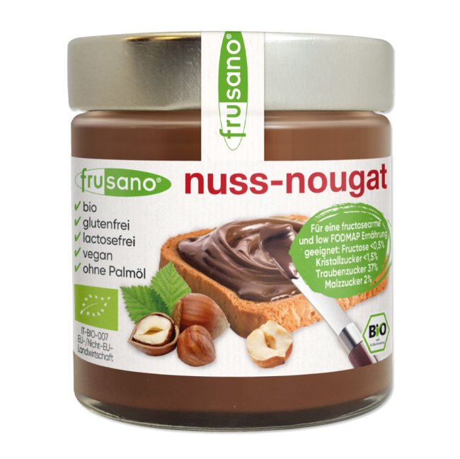 Frusano : Vegane Nuss-Nougat-Creme, bio (200g)