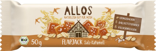 Allos : *Bio Flapjack Salz-Karamell (50g)