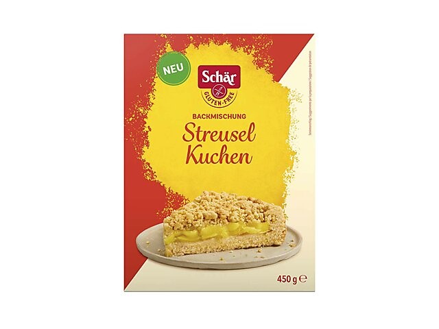 Dr. Schär : Backmischung Streuselkuchen, glutenfrei (450g)
