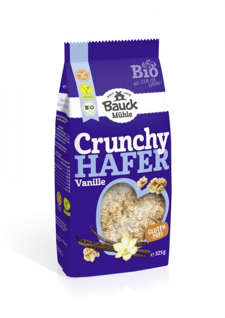 Bauck Mühle : *Bio Hafer Crunchy Vanille gf Bio (325g)