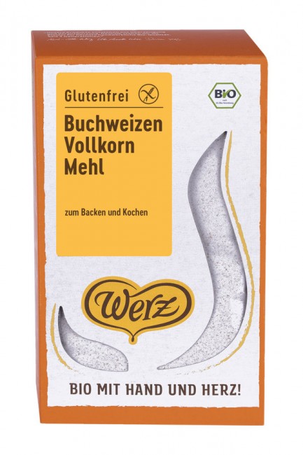 Werz : Glutenfreies Buchweizen-Vollkornmehl, bio (500g)