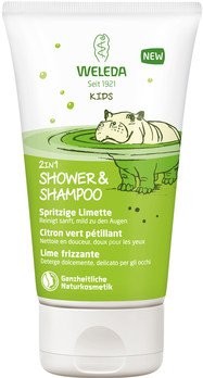 Weleda : Kids 2in1 Shower & Shampoo Spritzige Limette (150ml)