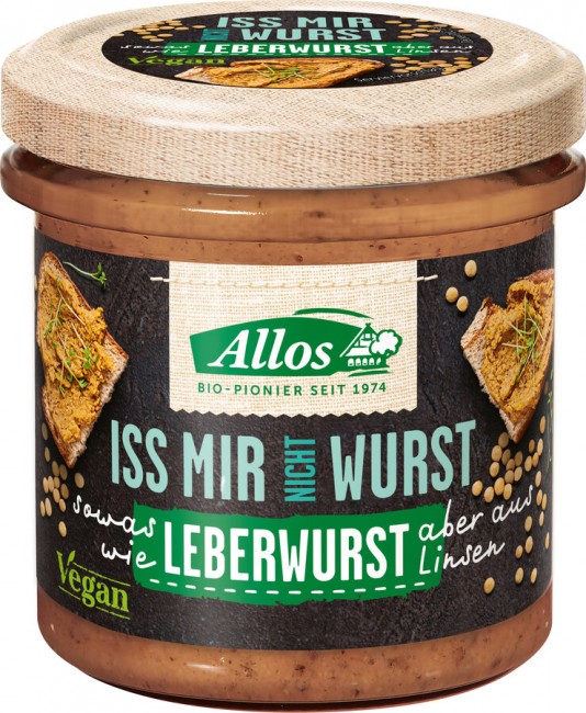 Allos : Iss mir nicht Wurst-Leberwurst, bio (135g)