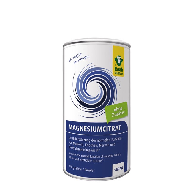 Raab : Magnesium Citrat Pulver (340g)