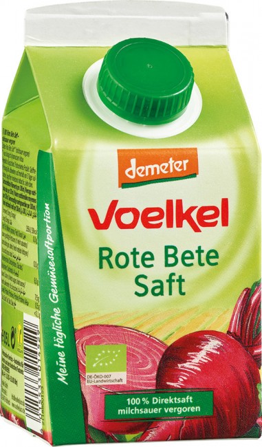 Bio Rote Bete Saft (milchsauer) von VOELKEL - Demeter Qualität