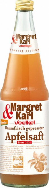 Voelkel Apfelsaft Margret und Karl 0,7l