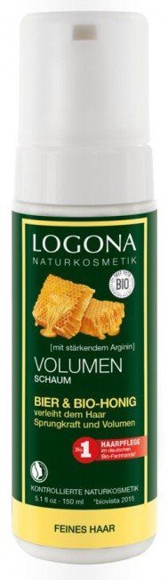 Logona : Volumen-Schaum Bier & Bio-Honig, bio (150ml)**