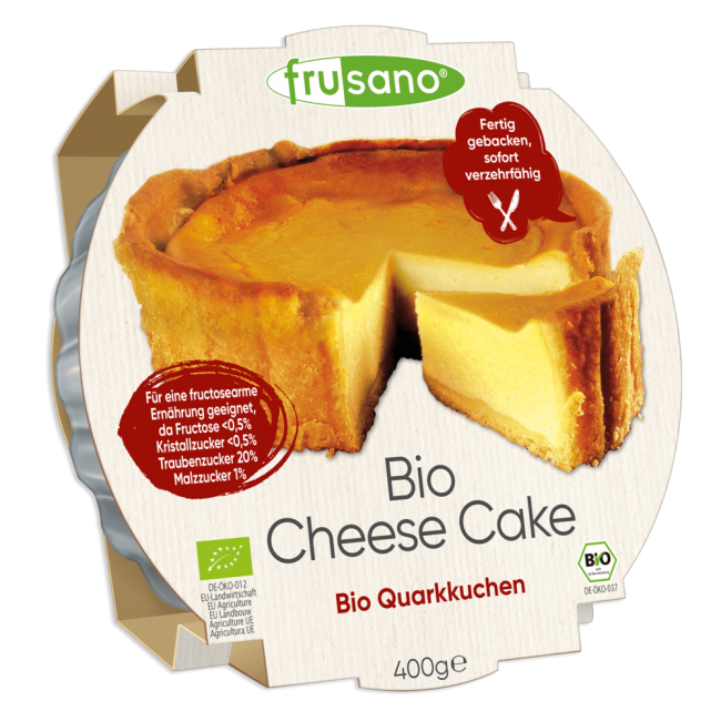 Frusano : Cheese Cake - Quarkkuchen, bio (400g)