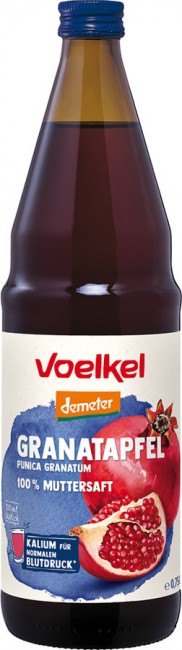 Demeter Granatapfelsaft (Muttersaft) von VOELKEL 750 ml