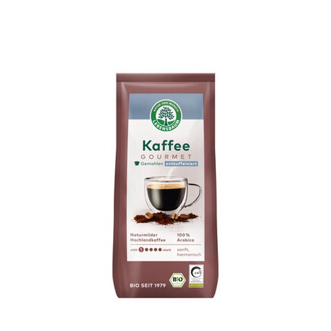 Lebensbaum : Gourmet Kaffee gemahlen, entkoffeiniert, bio (250g)