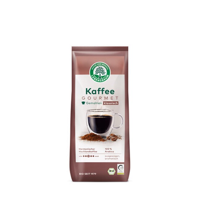 Lebensbaum : Gourmet Kaffee gemahlen, kräftig, bio (500g)