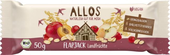 Allos : *Bio Flapjack Landfrüchte (50g)