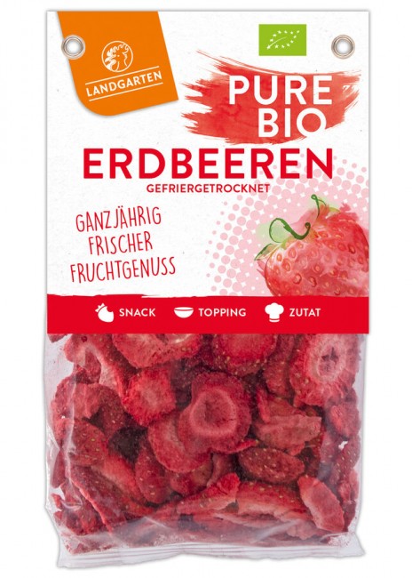 Landgarten : *Bio Bio Erdbeeren gefriergetrocknet 20g (20g)