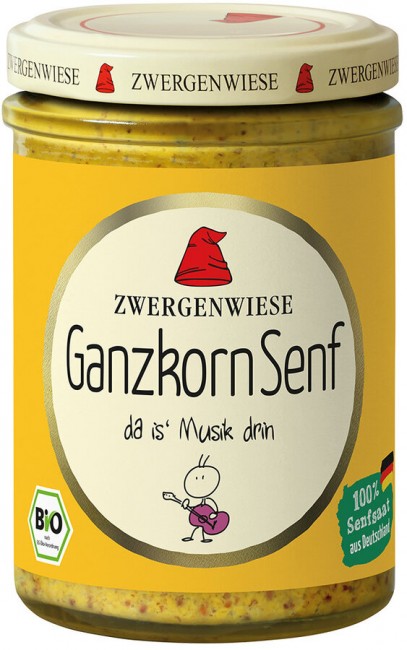 Zwergenwiese : *Bio Ganzkorn Senf (160ml)
