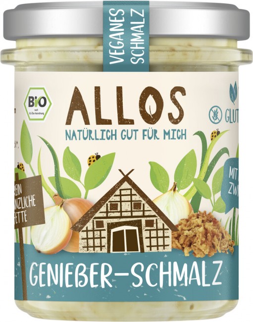 Allos : *Bio Genießer-Schmalz mit Röstzwiebeln (150g)